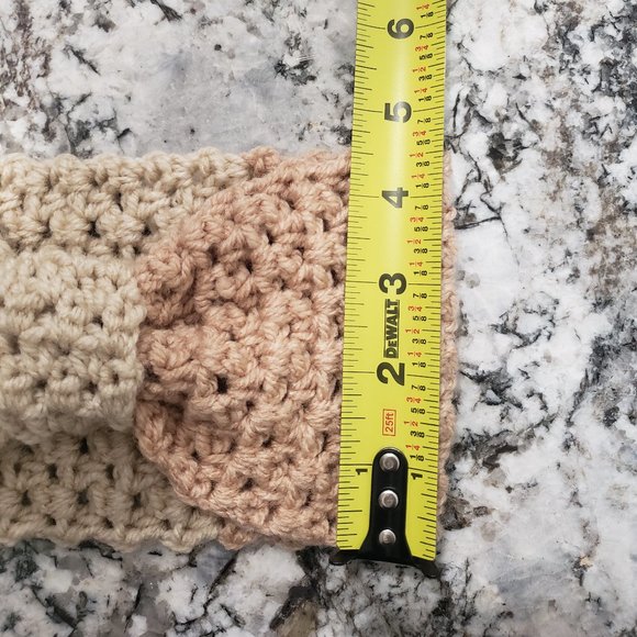 Winter Handmade Crochet Bow Headband/Ear Warmer - Picture 11 of 11